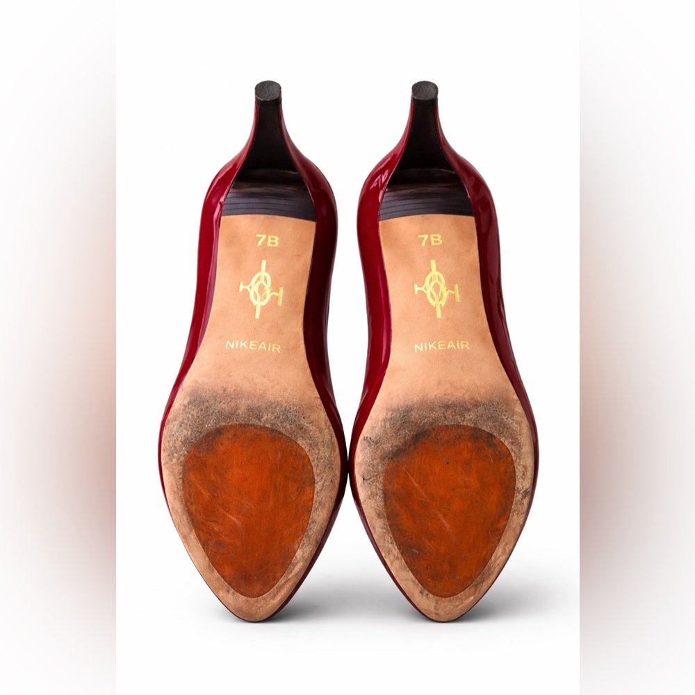 Cole Haan Red Patent Leather Women's Pumps - Picture 4 of 4
